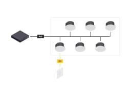 illustration with AXIS C8310 and speakers from AXIS COMMUNICATIONS