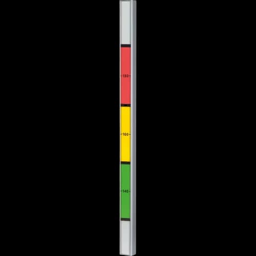 AXIS P8524 from AXIS COMMUNICATIONS - eye-level height strip IP camera for identification. The camera is viewed from its left angle.