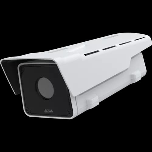 White AXIS Q2112-E Thermal Camera viewed from its left angle from AXIS COMMUNICATIONS