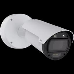 AXIS Q1808-LE from AXIS COMMUNICATIONS - outdoor bullet security camera with rugged housing and infrared lens.