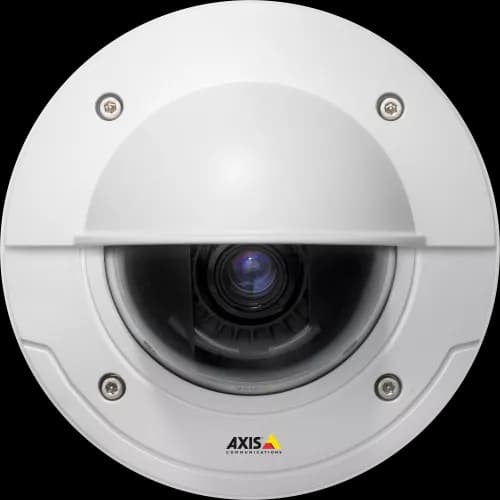 IP Camera AXIS P3346-VE has P-Iris control and superb video quality in HDTV. Viewed from it´s front from AXIS COMMUNICATIONS