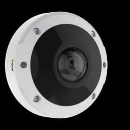 AXIS M3077-PLVE from AXIS COMMUNICATIONS - on wall from right angle