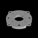 AXIS TQ6901-E from AXIS COMMUNICATIONS - Adapter Mount Bracket, viewed from its front