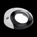 AXIS TP3807 from AXIS COMMUNICATIONS - Dome Cover, in white and black color