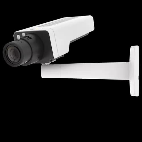 AXIS P1367 from AXIS COMMUNICATIONS - IP Camera has Zipstream functionality and is viewed from its left