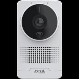 AXIS M1075-L from AXIS COMMUNICATIONS - Mk II Box camera viewed from its front.