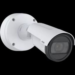 AXIS P1488-LE from AXIS COMMUNICATIONS - in white casing on white background, viewed from the right