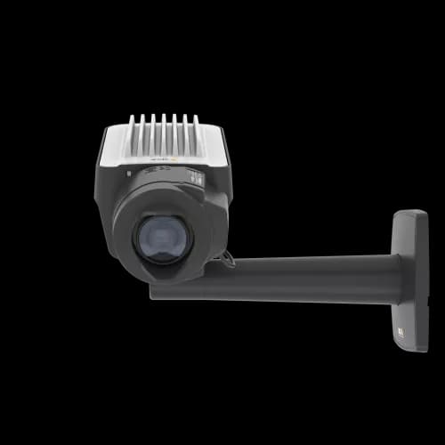 AXIS Q1645 from AXIS COMMUNICATIONS - IP Camera, wall mounted and viewed from its front.