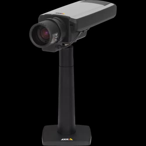 IP Camera AXIS Q1602 has outstanding image performance in poor light conditions. The camera is viewed from it´s left from AXIS COMMUNICATIONS