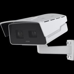 White AXIS P1518-E Box Camera viewed from its left angle from AXIS COMMUNICATIONS