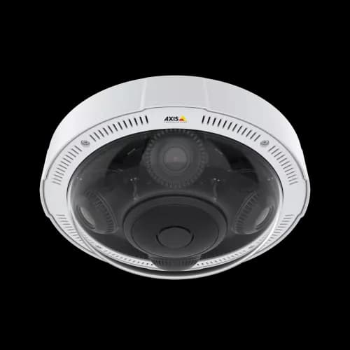Front image of P3717-PLE mounted in ceiling. from Axis Communications