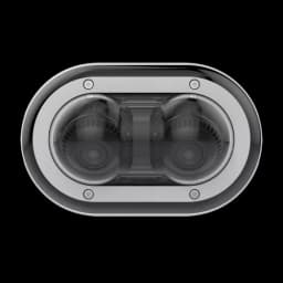 AXIS P3715-PLVE from AXIS COMMUNICATIONS - Network Camera mounted on wall from front