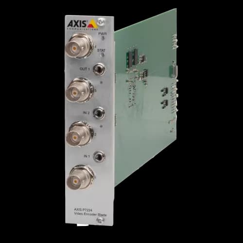 AXIS P7224 from AXIS COMMUNICATIONS - Blade encoder standing from angle left