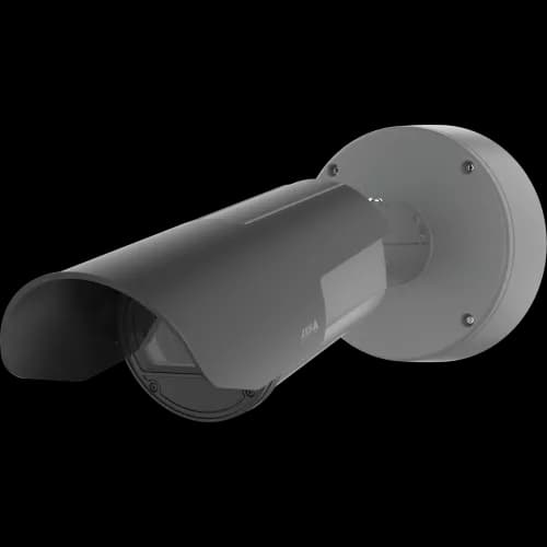 Dark gray AXIS Q1800-LE License Plate Camera viewed from its left angle from AXIS COMMUNICATIONS