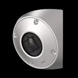 AXIS Q9216-SLV from AXIS COMMUNICATIONS - in stainless steel, from the left angle