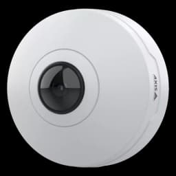 White AXIS M4328-P Panoramic Camera, viewed from the left. from AXIS COMMUNICATIONS
