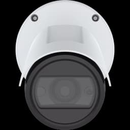 AXIS P1485-LE from AXIS COMMUNICATIONS - Bullet Camera on white background, viewed from the front