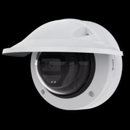 AXIS M3215-LVE from AXIS COMMUNICATIONS - in black and white, viewed from the right