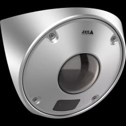 Steel AXIS Q9227-SLV Corner Camera viewed from its left angle from AXIS COMMUNICATIONS