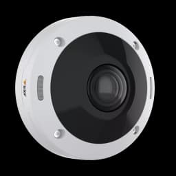 AXIS M4308-PLE from AXIS COMMUNICATIONS - angled from its right, wall view