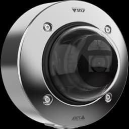 AXIS P3268-SLVE from AXIS COMMUNICATIONS - Stainless steel Dome Camera wall mounted right view