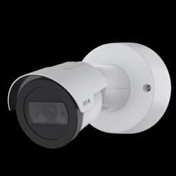 AXIS M2035-LE from AXIS COMMUNICATIONS - bullet camera white from left angle