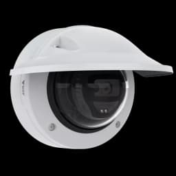 AXIS M3215-LVE from AXIS COMMUNICATIONS - in black and white, viewed from the left