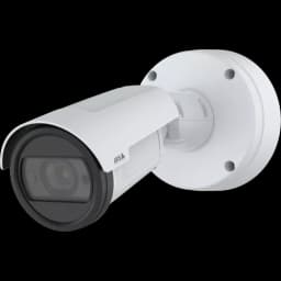 White AXIS P1488-LE Bullet Camera viewed from it's left angle. from AXIS COMMUNICATIONS