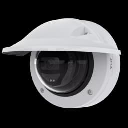 AXIS M3216-LVE from AXIS COMMUNICATIONS - in black and white, viewed from the right
