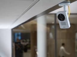 AXIS M1075-L from AXIS COMMUNICATIONS - Mk II mounted in ceiling in an office environment