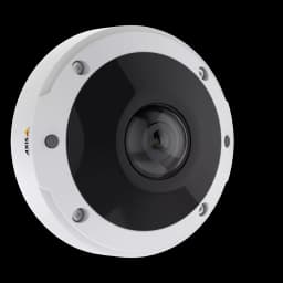 AXIS M3077-PLVE from AXIS COMMUNICATIONS - on wall from right angle