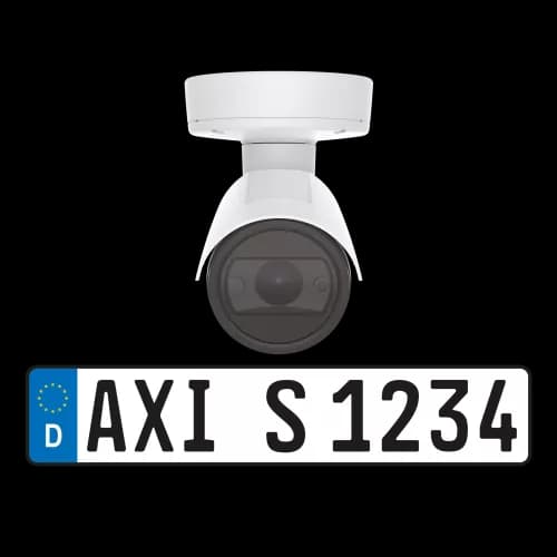 AXIS P1455-LE-3 from AXIS COMMUNICATIONS - License Plate Verifier Kit, viewed from its front