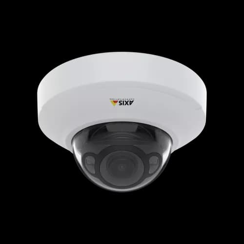 AXIS M4206-LV from Axis Communications - dome IP camera - viewed from its front angle