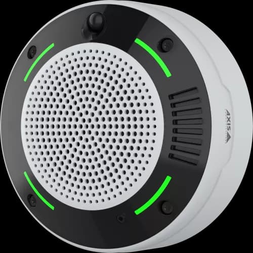 AXIS D6310 from AXIS COMMUNICATIONS - Air Quality Sensor viewed from its left angle.