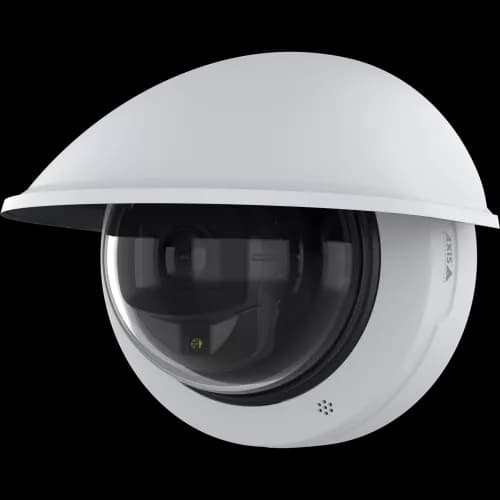 White AXIS M4225-LVE Dome Camera viewed from its left from AXIS COMMUNICATIONS